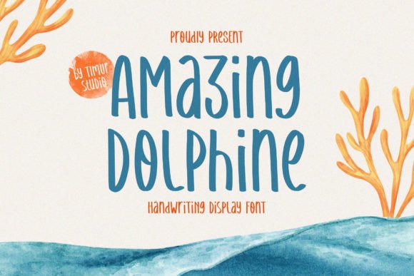 Amazing Dolphine: A Whimsical Handwriting Display Font