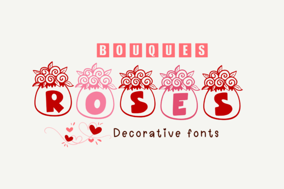 Bouquet Roses: A Decorative Font for Creative Crafters