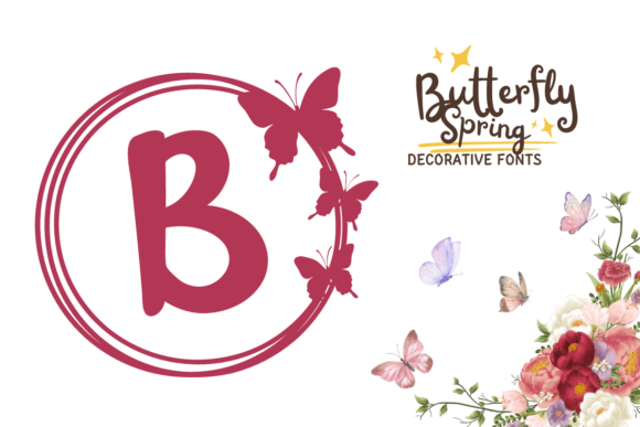 Butterfly Spring Font for Digital Creativity