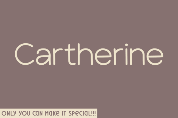Cartherine Rounded: A Font That Breathes Life Into Your Creations