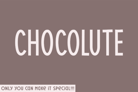 Chocolute: A Font That Adds Character to Branding