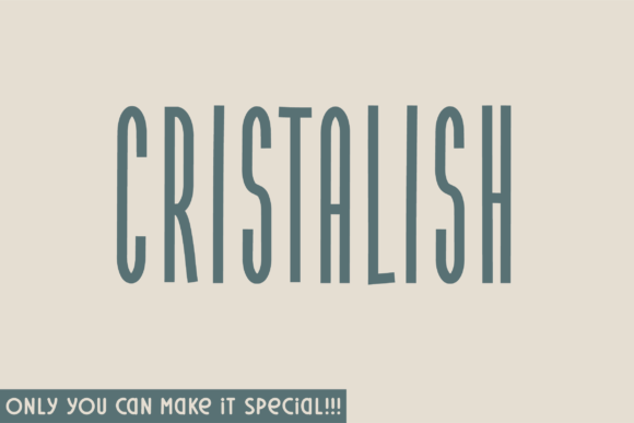Cristalish: A Font That Shines on Every Craft Project