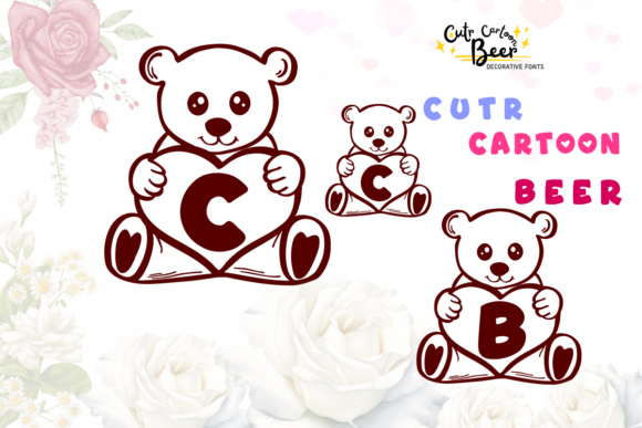 Cute Cartoon Bear Font for Handmade Creations