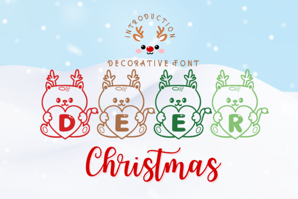 Deer Christmas: A Font That Elevates Your Brand