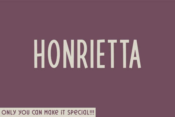 Discover Honrietta: A Sans Serif Font for Editorial Excellence