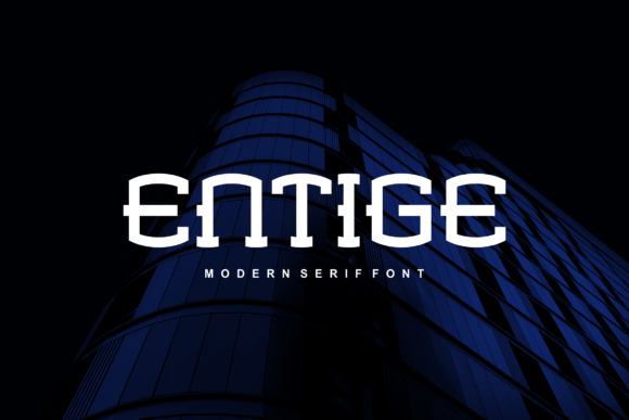 Entige: A Serif Font That Elevates Branding with Sophistication