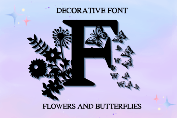 Flowers and Butterflies: A Font That Adds Magic to Every Project