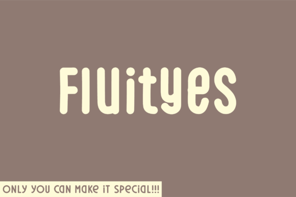 Fluityes Rounded: A Font That Elevates Your Brand