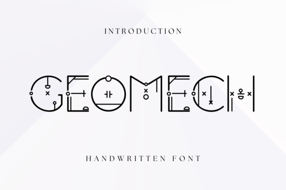 Geomech: A Handwritten Font for Thoughtful Editorial Design