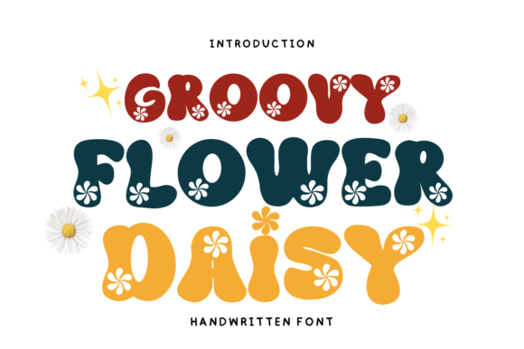 Groovy Flower Daisy: A Decorative Font for Modern Web Design
