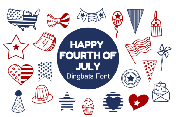 Happy Fourth of July Font for Branding That Speaks Volume