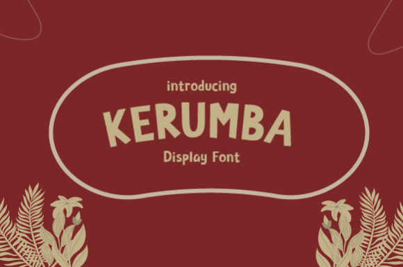 Kerumba Font for Dynamic Brand Visuals