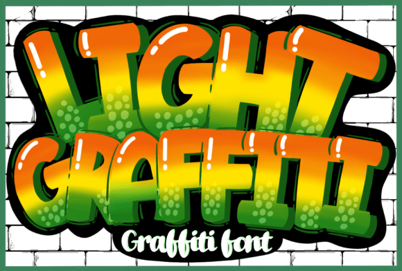 Light Graffiti Font: A Versatile Tool for Editorial Design