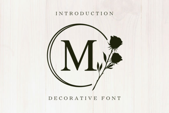 Monogram Rose Valentine: A Font for Heartfelt Design