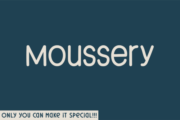 Moussery Rounded: A Handwritten Font for Modern Branding