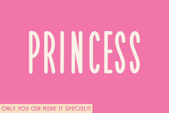 Princess Rounded Font for Handmade Creations