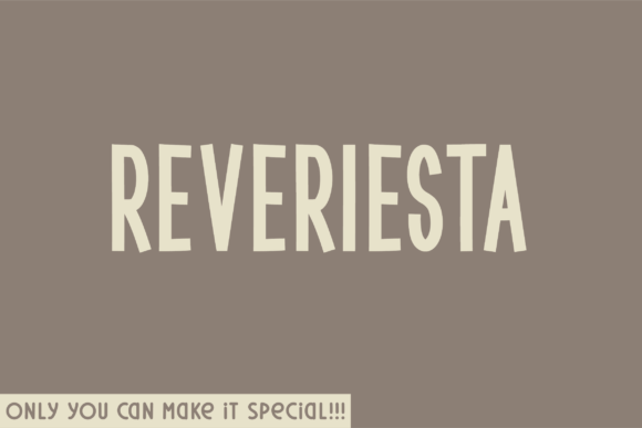 Reveriesta: The Font That Elevates Your Brand