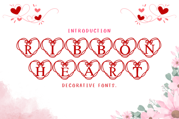 Ribbon Heart: A Decorative Font for Web Design