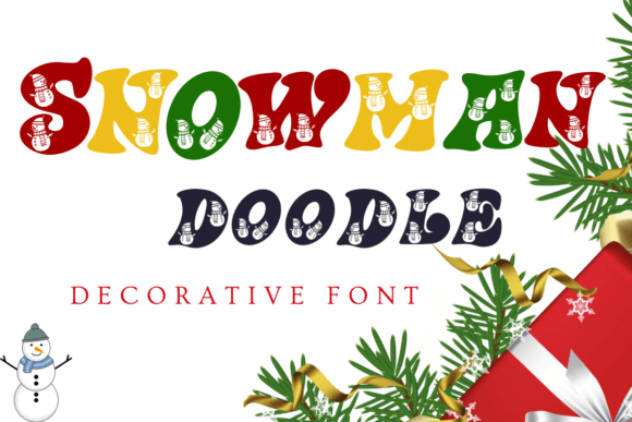 Snowman Doodle: A Decorative Font with Personality