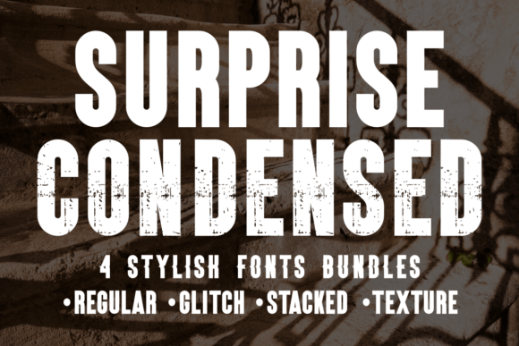 Surprise Condensed Texture: A Bold Choice for Modern Web Design