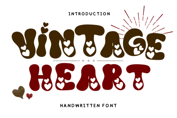 Vintage Heart: A Timeless Font for Editorial Design